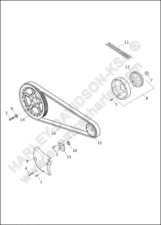 BELTS, CHAINS AND SPROCKETS